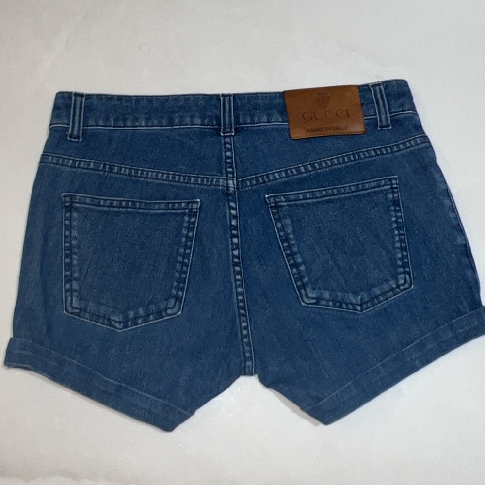 Gucci denim short shorts